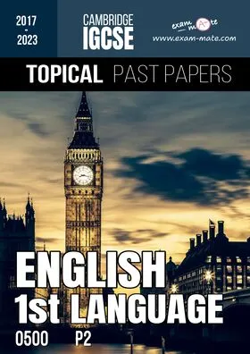 ENGLISH 1ST LANGUAGE 0500 P2